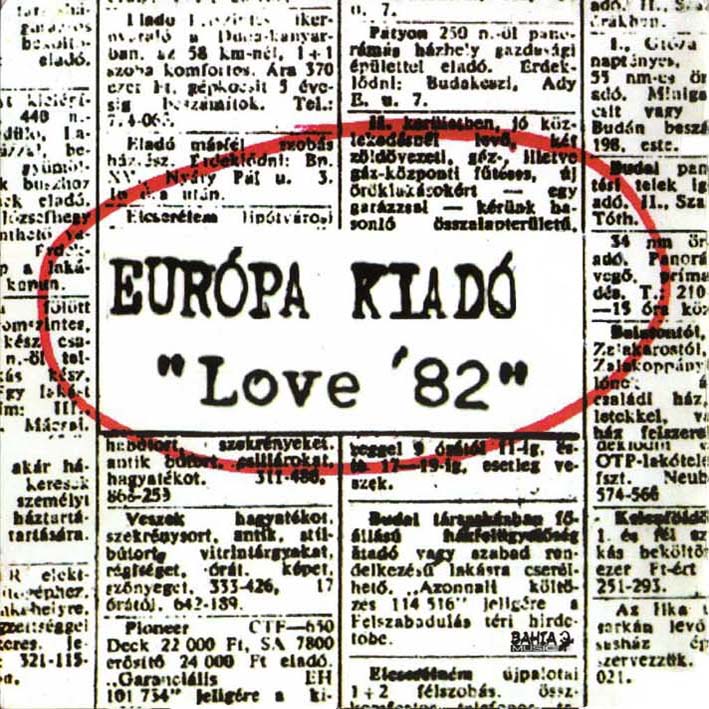 Európa Kiadó Love '82