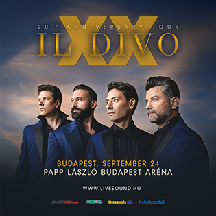 Il Divo koncert szeptemberben: 20 éves jubileumi turnéjukon sem hagyják ki Budapestet