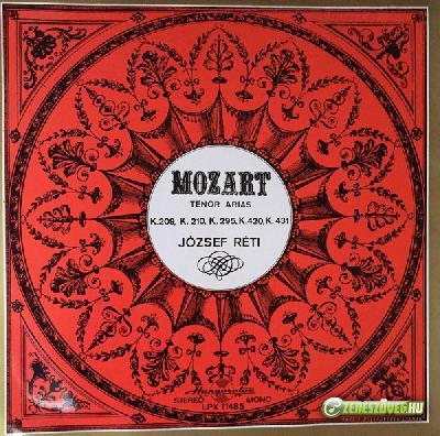 Réti József Mozart - Tenor arias